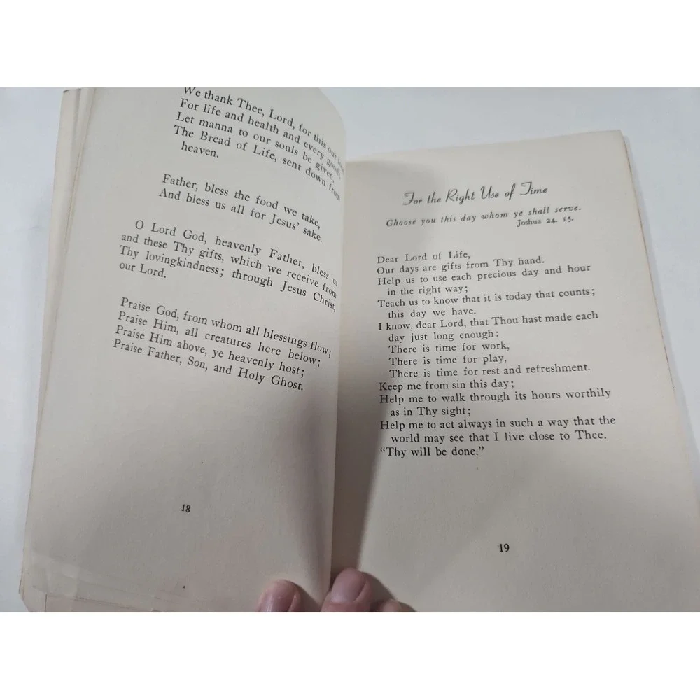 My Prayer Book Ages 9 To 14 By Margaret M Carlson 1950